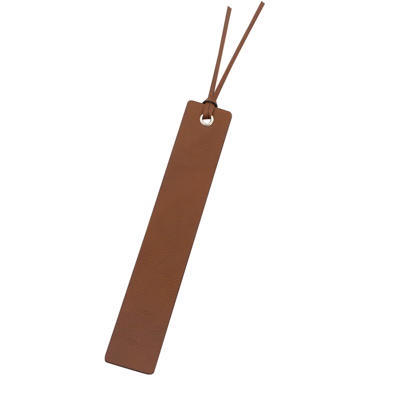 Laserable Leatherette দীর্ঘ আকৃতি বুকমার্ক