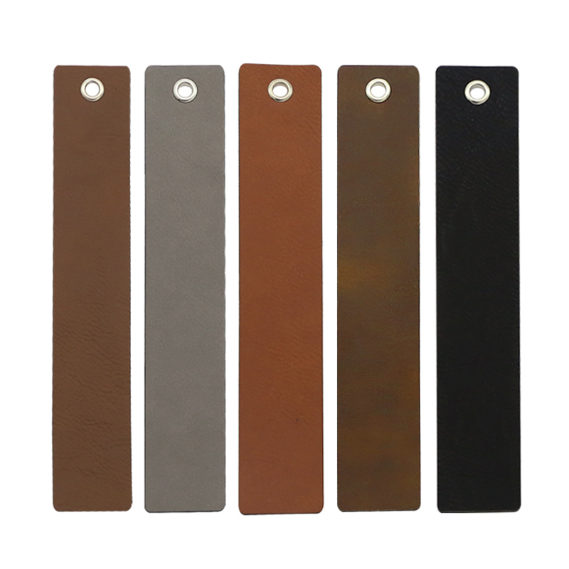 Laserable Leatherette দীর্ঘ আকৃতি বুকমার্ক