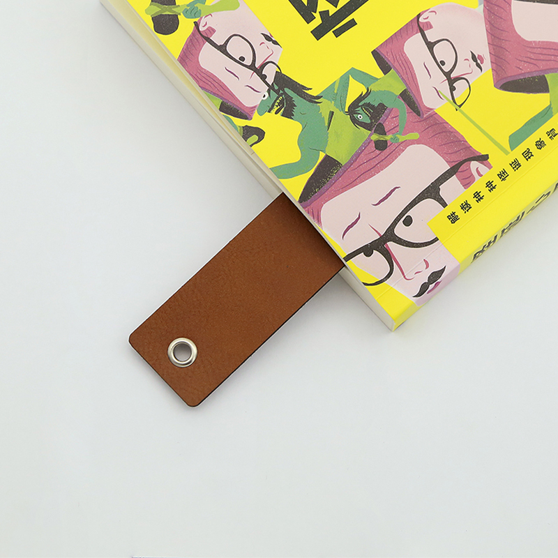 Laserable Leatherette দীর্ঘ আকৃতি বুকমার্ক