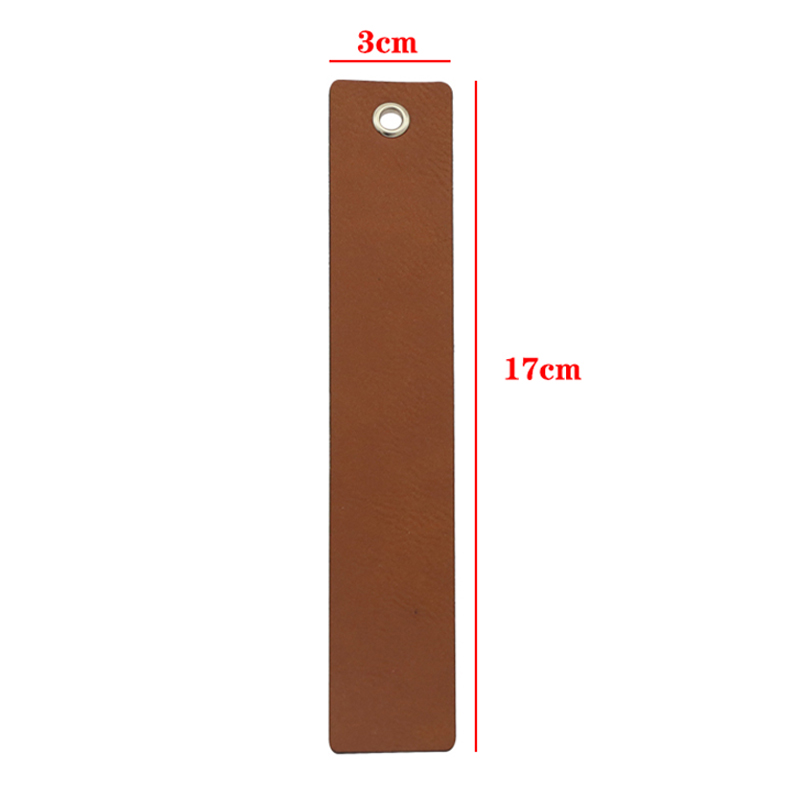 Laserable Leatherette দীর্ঘ আকৃতি বুকমার্ক
