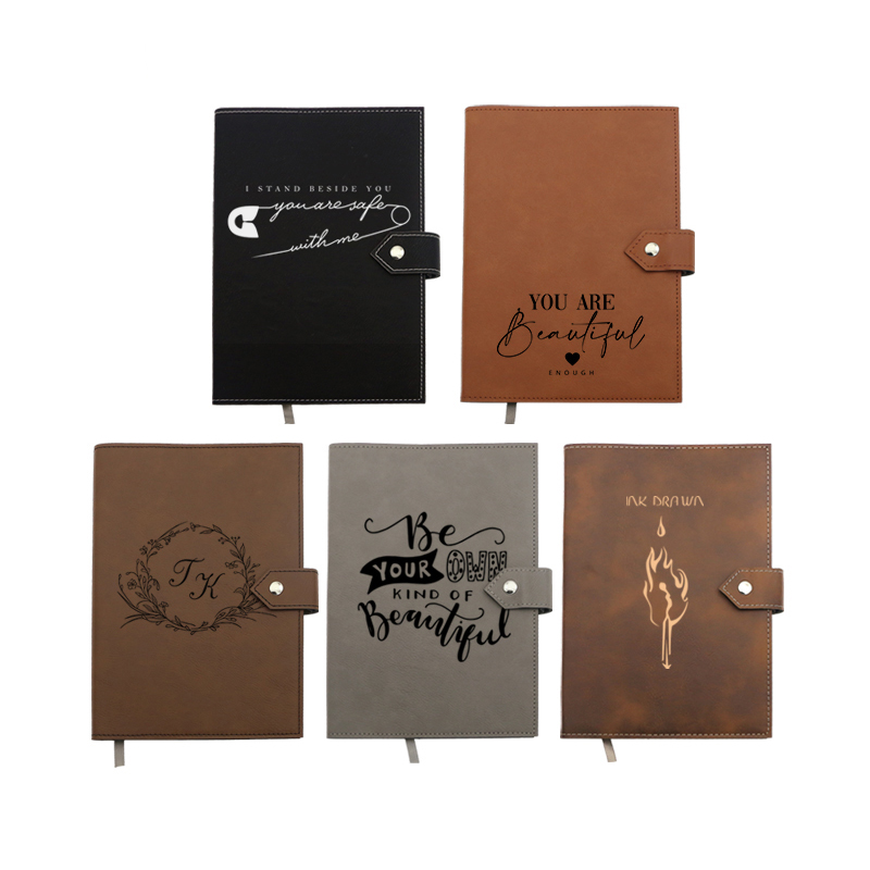 আলিঙ্গন সঙ্গে Laserable Leatherette জার্নাল
