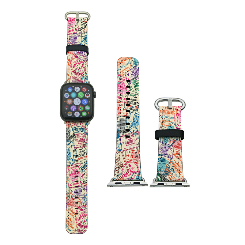 4/5-44mm সিরিজের জন্য পরমানন্দ PU লেদার Apple iWatch ব্যান্ড